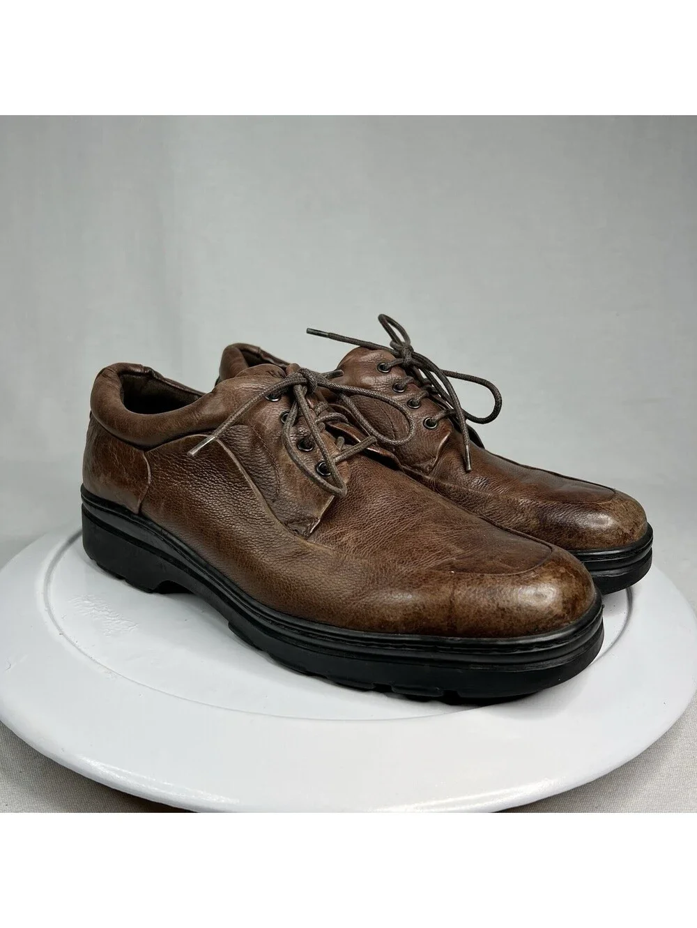 Cole Haan Brown Leather Walking Work Shoes Size 10.5